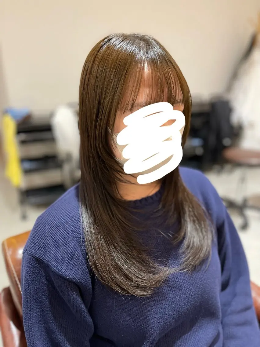 ロング カット ヘアカラー 増田 夏季のヘアスタイル