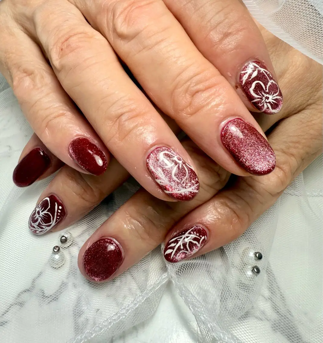 ネイル アートネイル チークネイル フレンチネイル 氷ネイル・うるうるネイル キラキラネイル Mai’s nailのネイルデザイン
