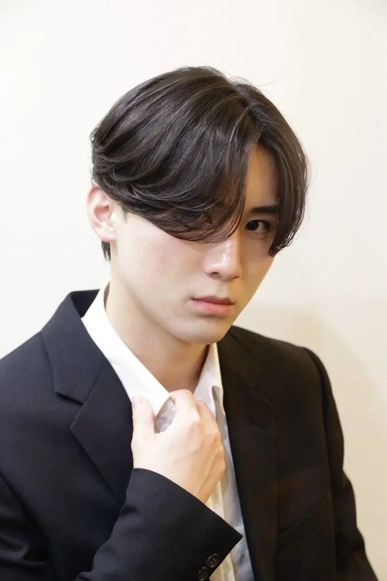 パーマ メンズ 野枝 憧太のヘアスタイル