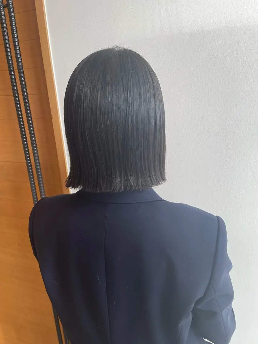 ショート ボブ カット かすみ  ︎︎のヘアスタイル