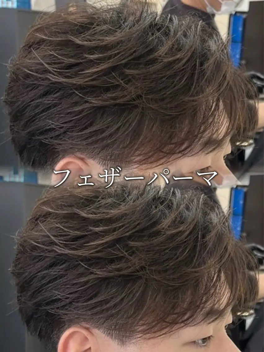 ショート パーマ メンズ カット パーマ mare下関店 /太陽のヘアスタイル