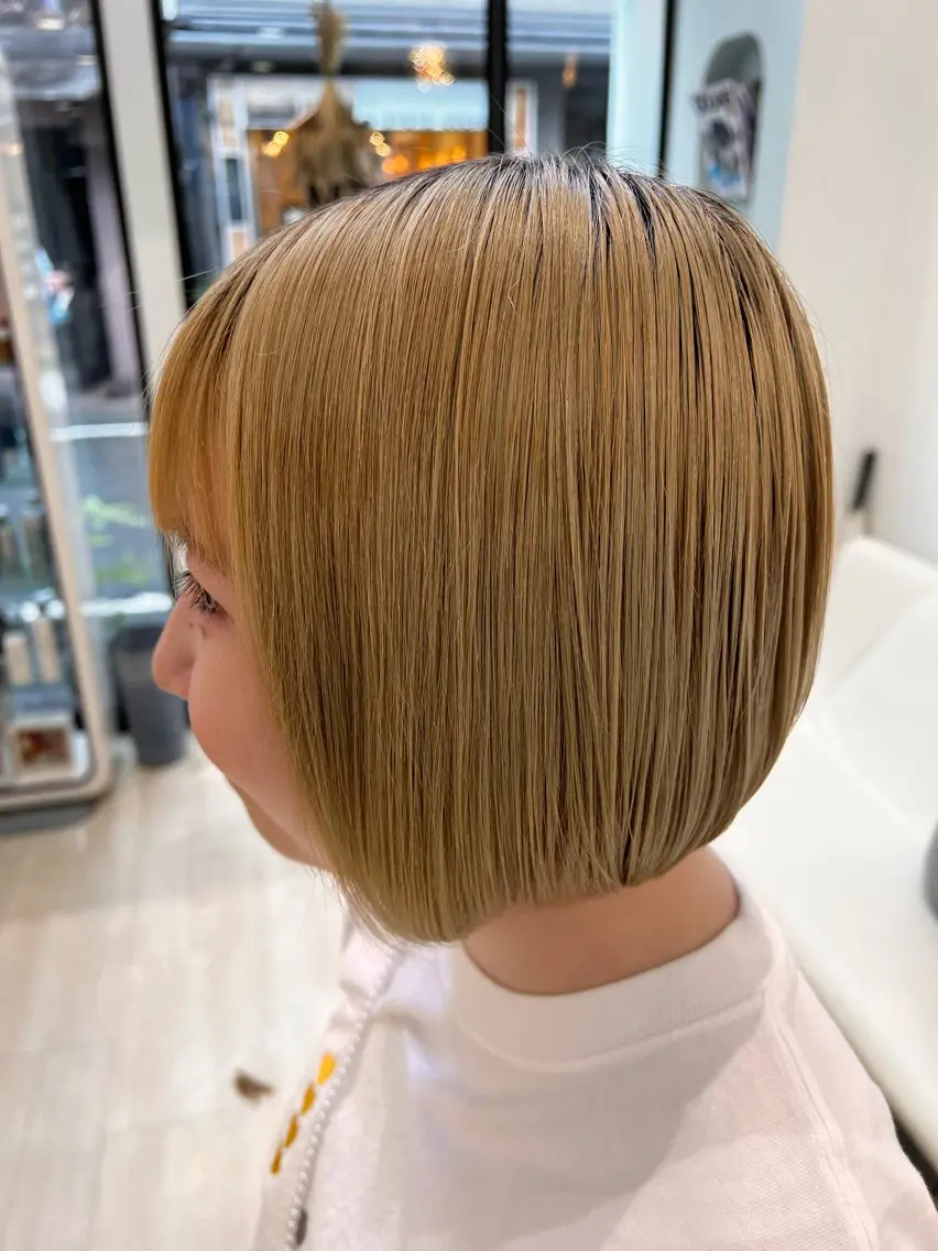 ミディアム カラー パーマ ヘアアレンジ メンズ ヘアカラー 堀井 凌平のヘアスタイル