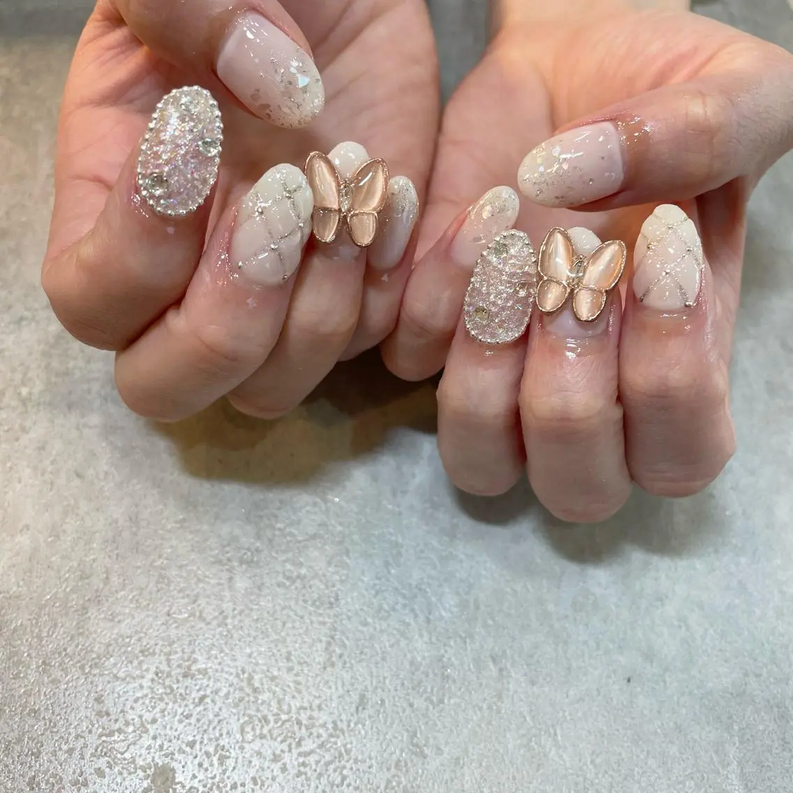 ネイル ブライダルネイル Nail Salon Gummi.のネイルデザイン