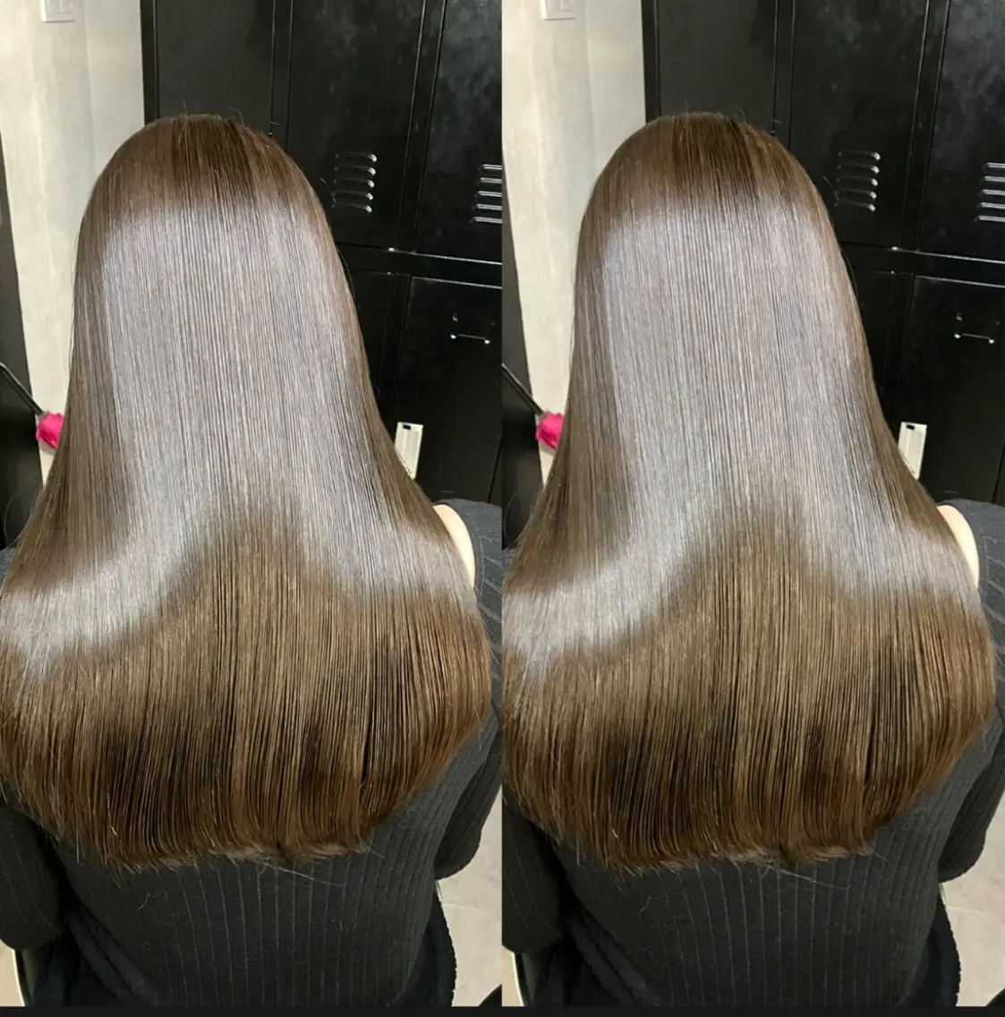 ロング カット ヘアカラー トリートメント ひゅうが/新宿 髪質改善/縮毛矯正のヘアスタイル