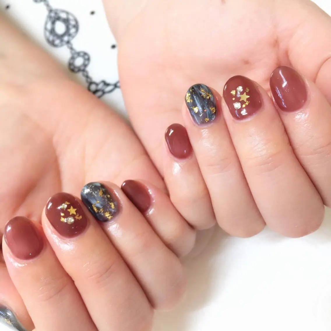 ネイル ハンドネイル clover nailのネイルデザイン