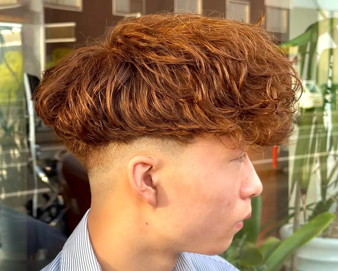 【💎ご新規様限定💎】メンズカット+スペインカール🇪🇸+ブラウンカラーの写真
