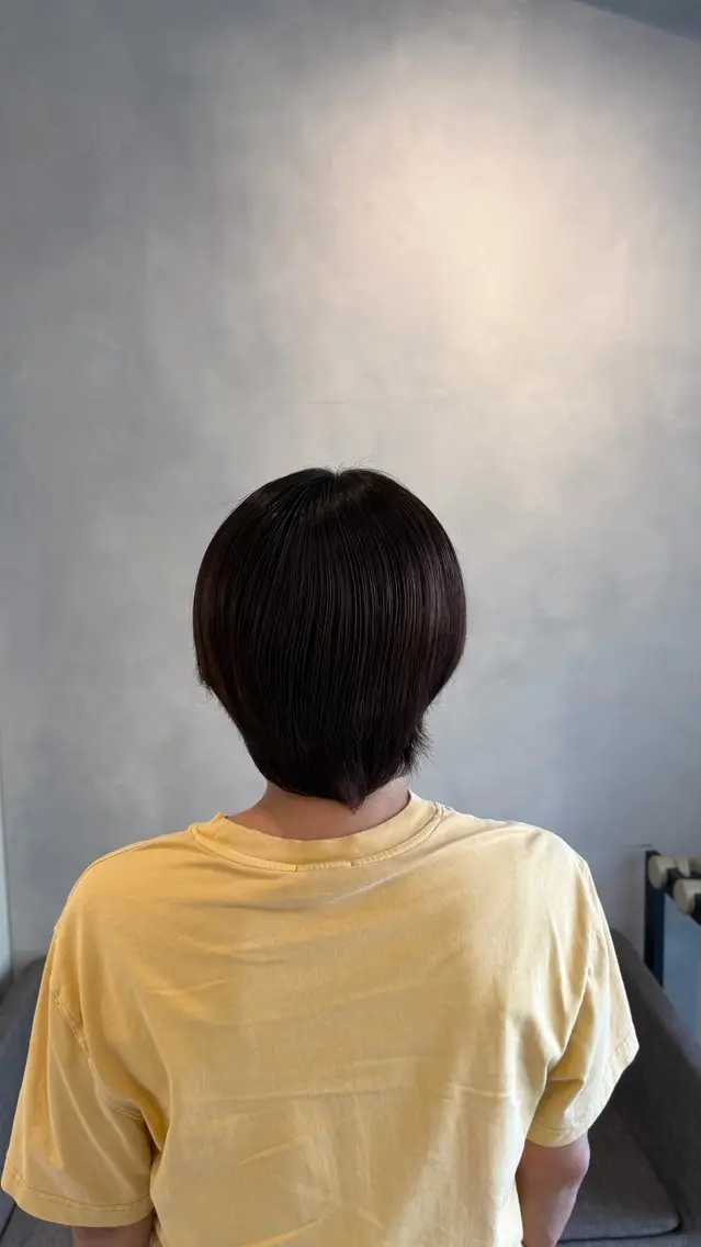 カラー ブラウンカラー ナチュラルブラウン ヘアカラー トリートメント 井野 彩加のヘアスタイル