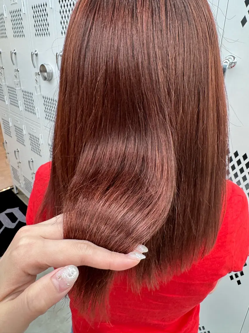 カラー ヘアカラー トリートメント 吉松 ここみのヘアスタイル