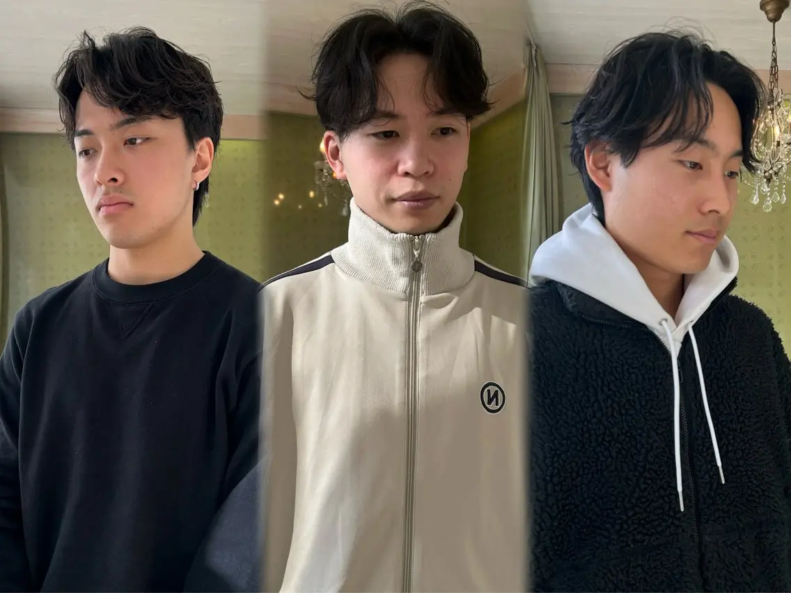 ショート パーマ メンズ フェザーパーマ メンズパーマ ニュアンスパーマ カット ヘアカラー パーマ トリートメント 似合わせパーマ/ メンズパーマ/しゅうのヘアスタイル