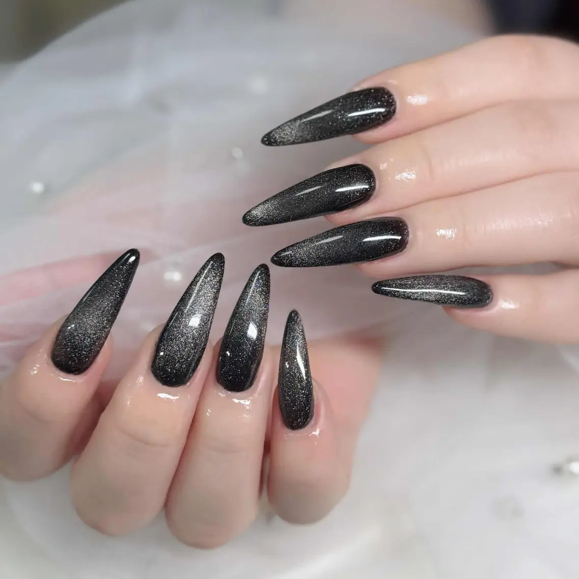 ネイル フットネイル フレンチネイル グラデーション 韓国ネイル ロングネイル ハンドネイル Hani Nail Salonのネイルデザイン