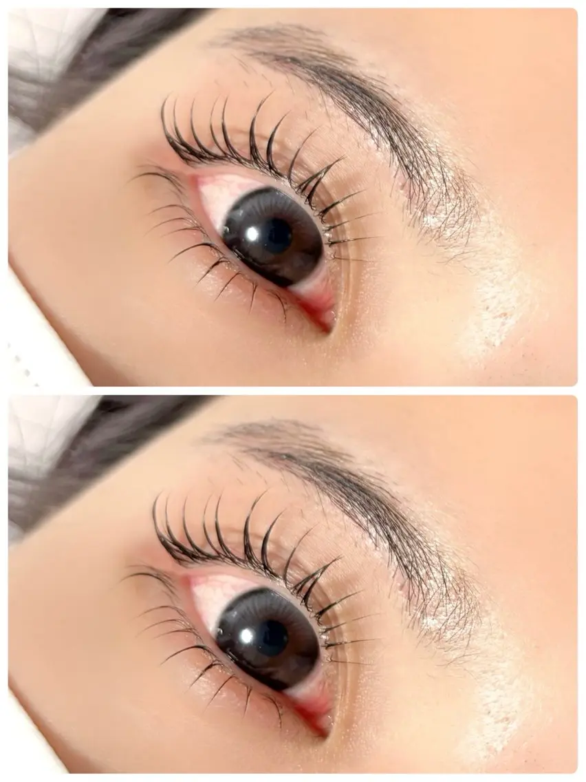 マツエク・マツパ Cカール 下まつげエクステ 一重×まつ毛パーマ マツパ eyelash salon　SATAのマツエク・マツパデザイン