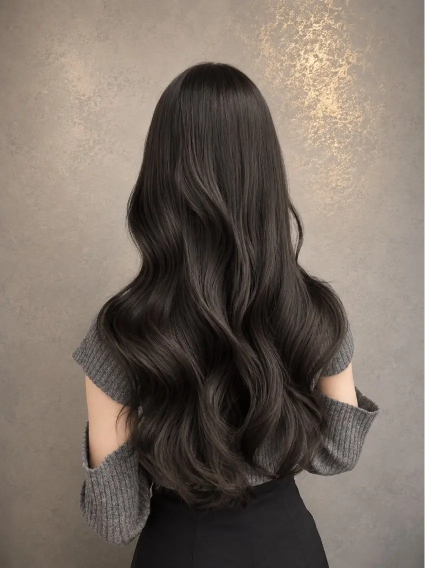 ロング カラー ベージュカラー オリーブベージュ オリーブ特化/透明感 /垢抜け/るき⭐️のヘアスタイル