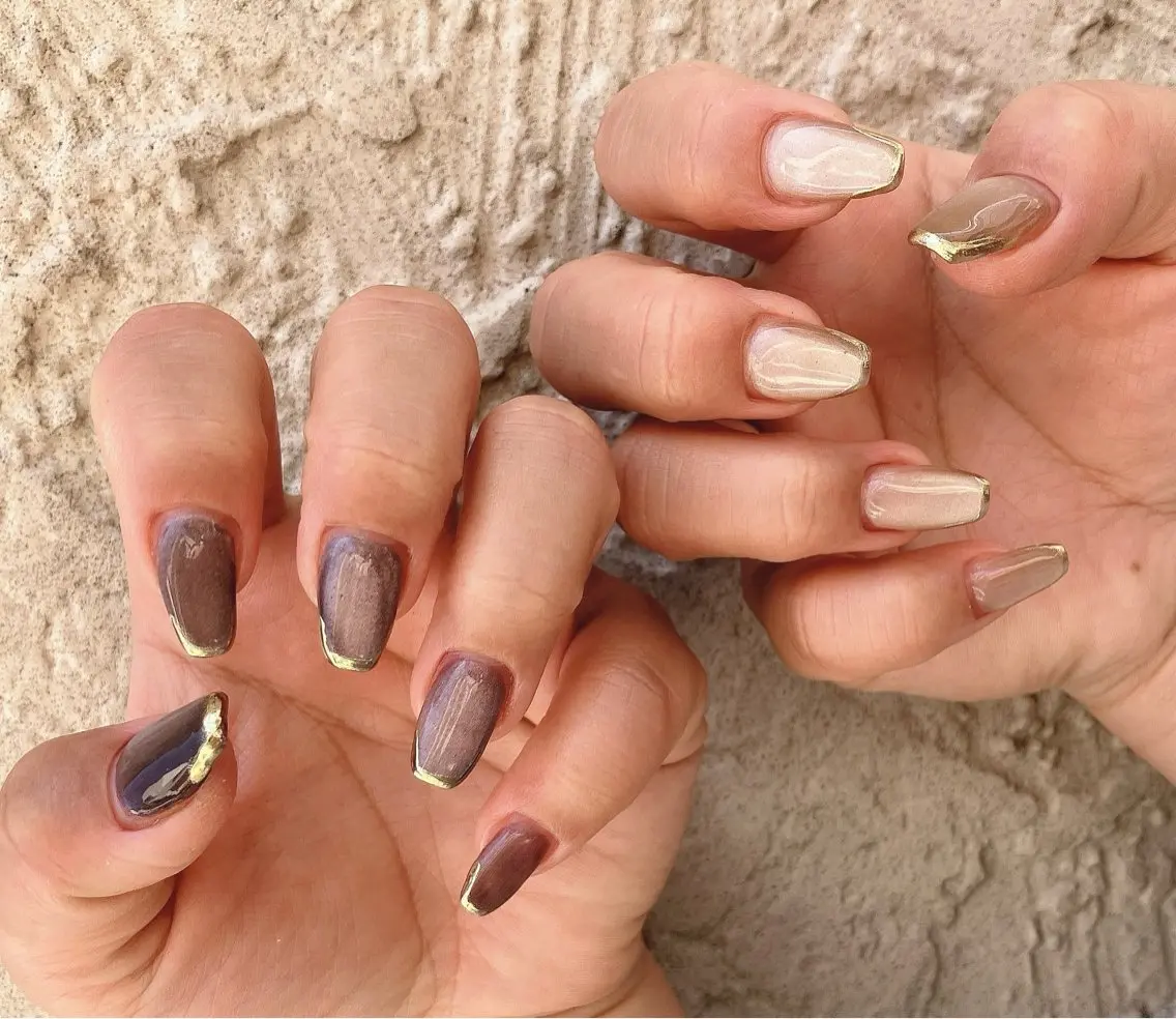 ネイル マグネットネイル ハンドネイル nails 🎀meのネイルデザイン