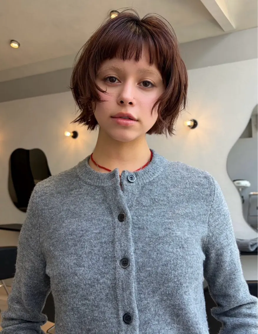 ノンダメージダメージ水素カラー➕うるつやトリートメントの写真