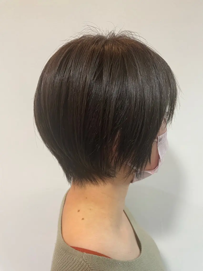 ショート カラー カット ヘアカラー ショート ボブ✂︎ 髙梨  遥のヘアスタイル