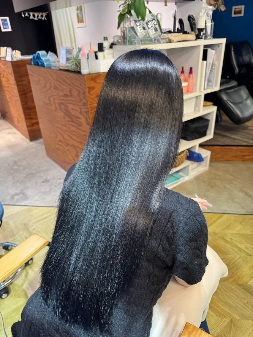 ロング 髪質改善 カット ヘアカラー 縮毛矯正 トリートメント Kaori🌈赤羽/ 髪質改善/美髪矯正のヘアスタイル