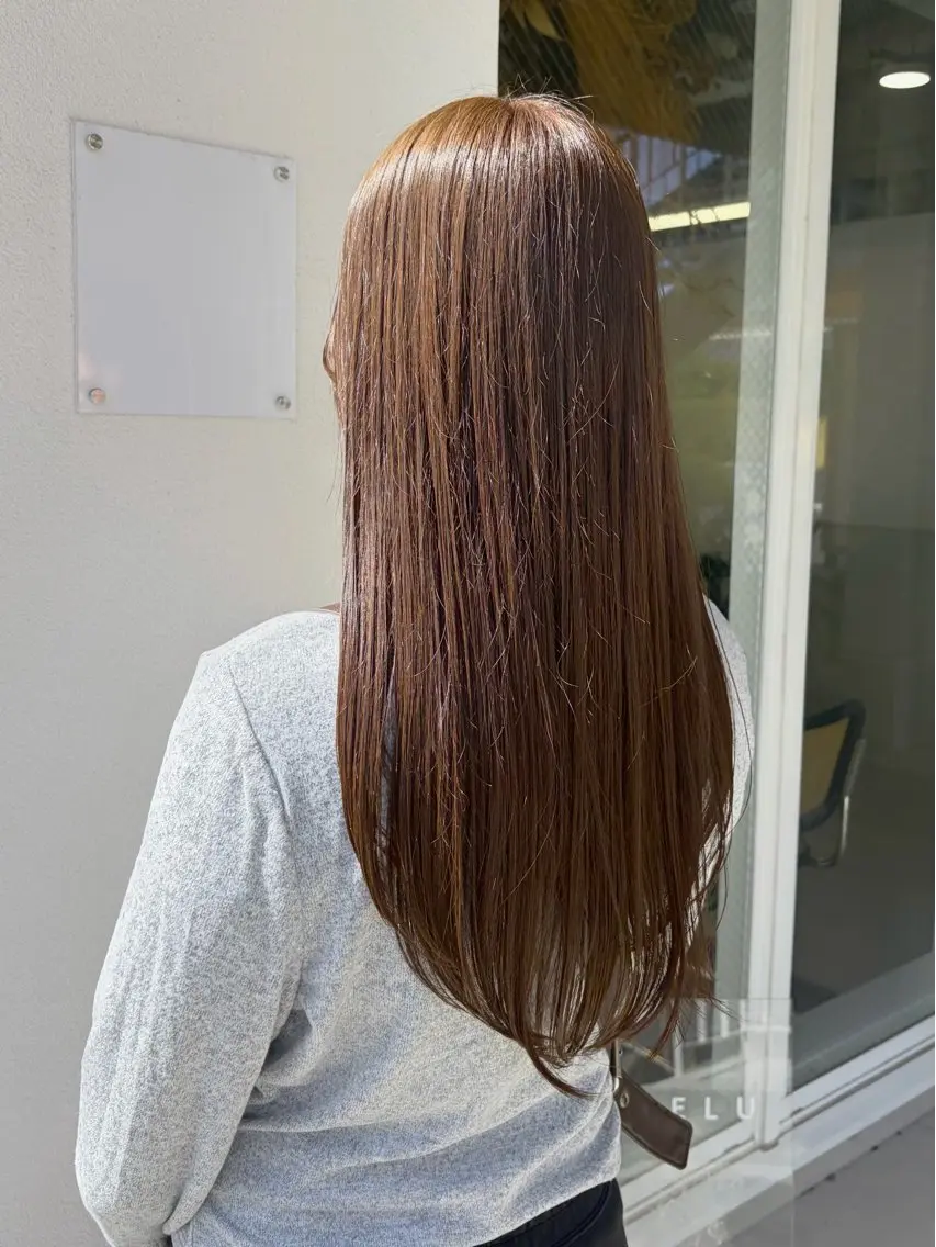 ロング カット ヘアカラー AELU🌱 林千晶のヘアスタイル