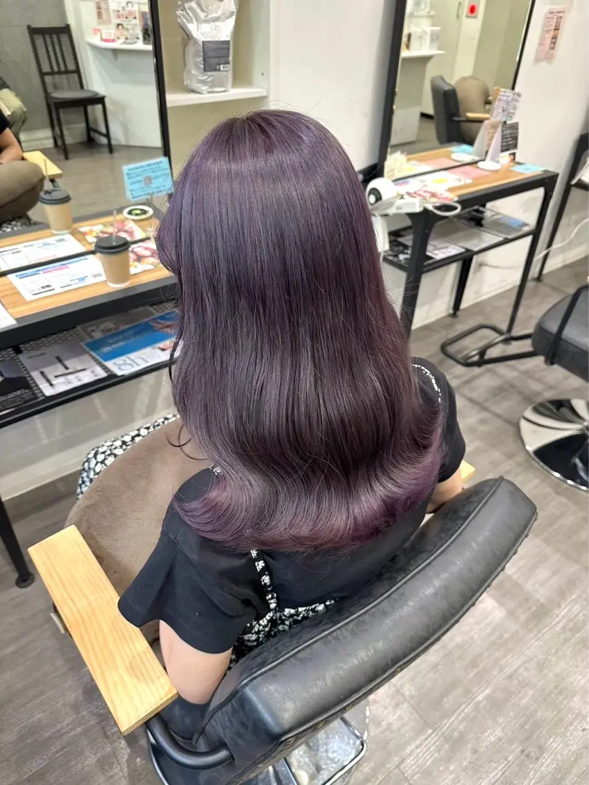 カラー ヘアカラー 艶髪🥣透明感カラー 🫧前田奈津実のヘアスタイル