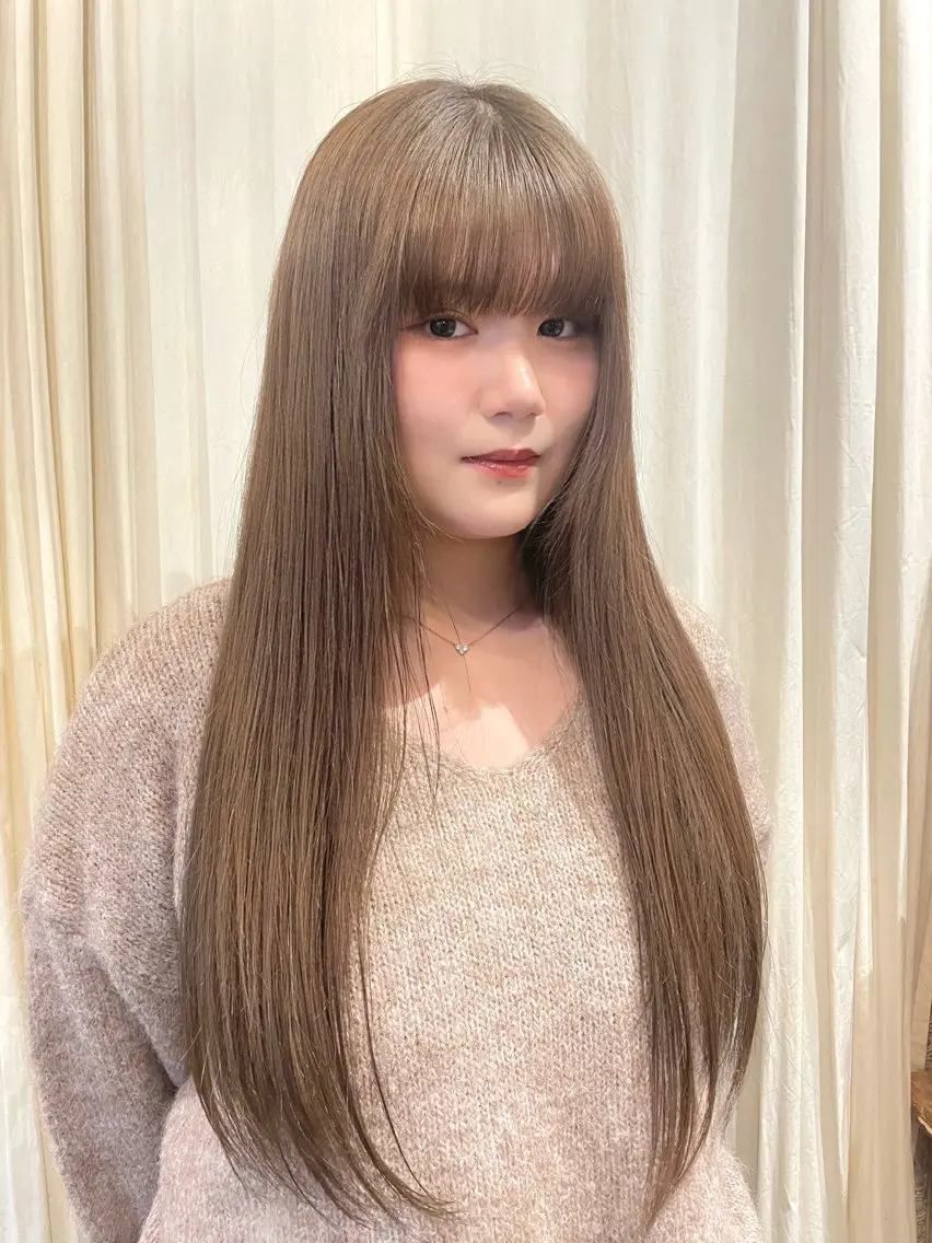 ロング カラー ブリーチ ダブルカラー ブリーチなしカラー Re;tique🎀 ／ricoのヘアスタイル