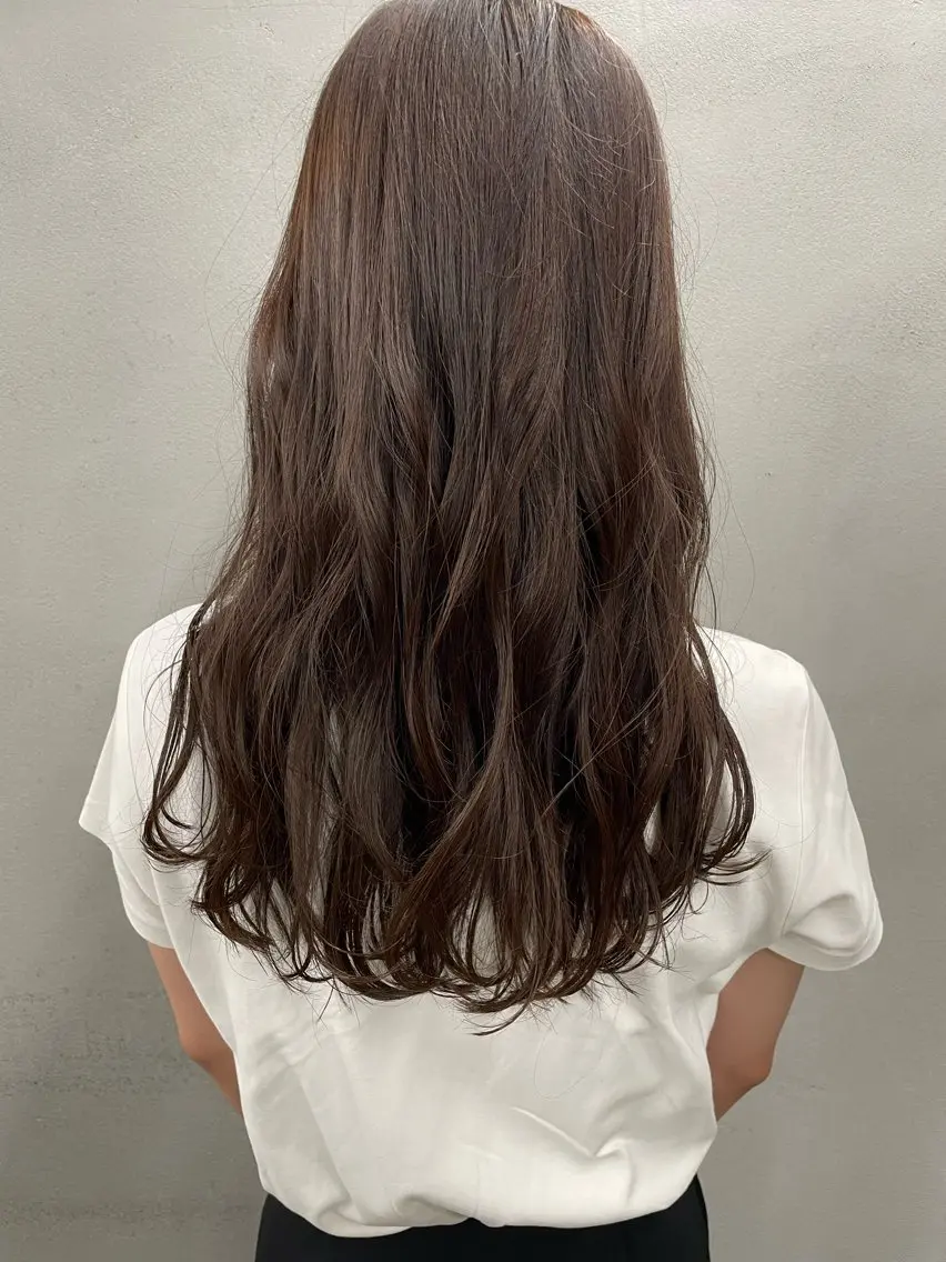 ロング カラー カット ヘアカラー トリートメント #tag 田島 純奈のヘアスタイル