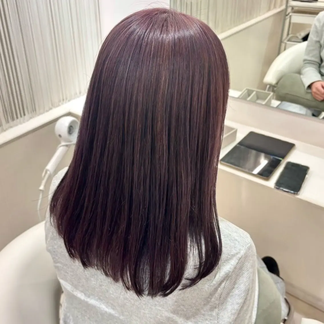 ロング カラー ブリーチ ラベンダーカラー ブリーチなしカラー ヘアカラー ParveMix 楠本結菜💟のヘアスタイル