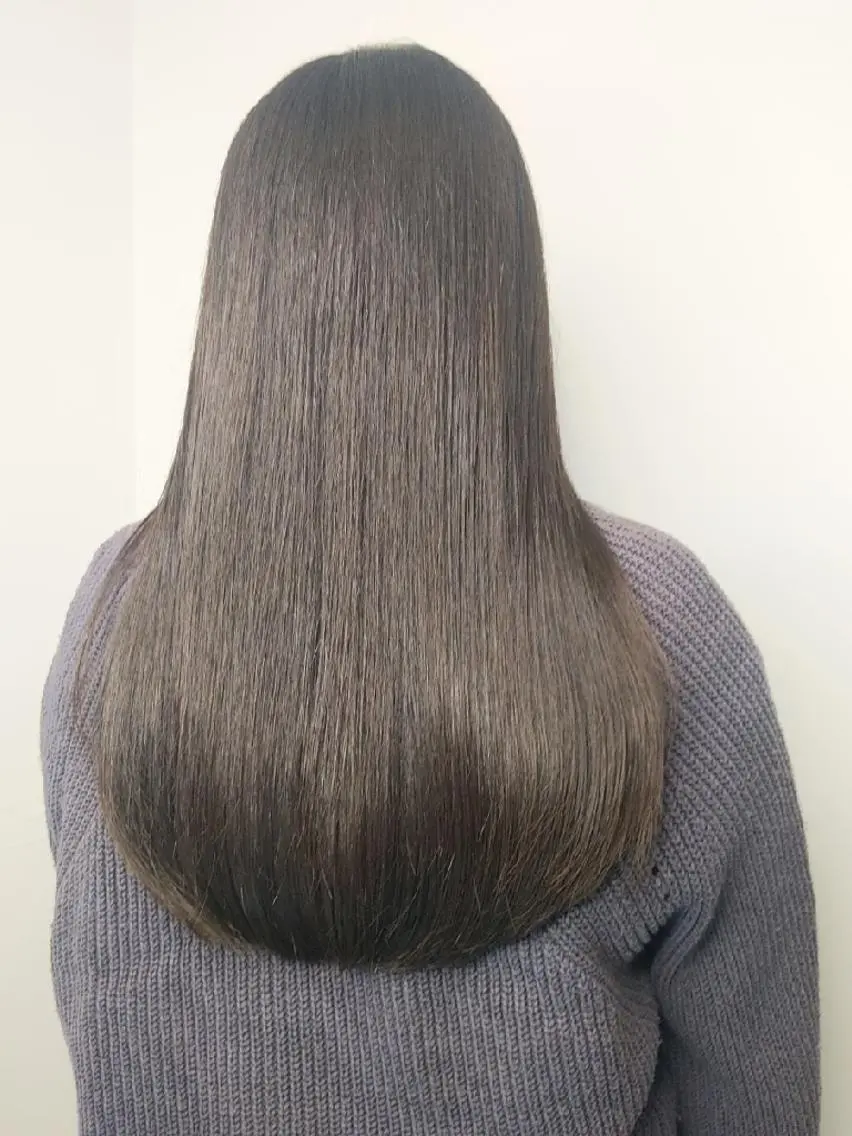 💜TOKIO縮毛矯正💜パワーはしっかりダメージレスの上質薬剤🉐トリートメントが同時に完了🌟の写真