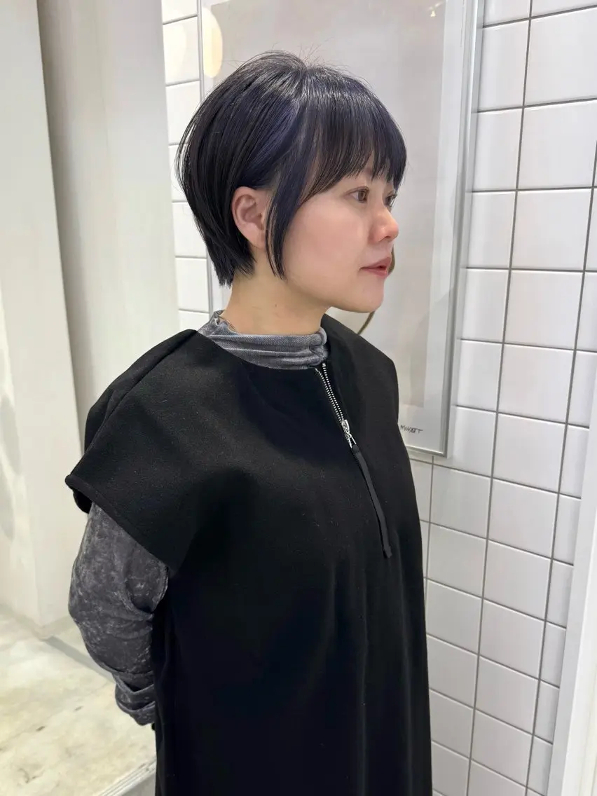 ショート shiro.kobe 森彩華のヘアスタイル