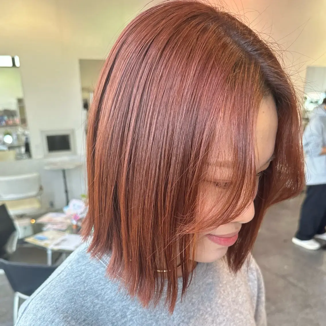 カラー 町田 里奈のヘアスタイル