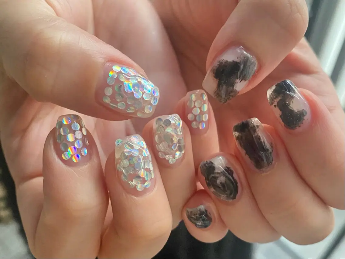 ネイル ハンドネイル フットネイル nano/きもかわ nail🐬🫧のネイルデザイン