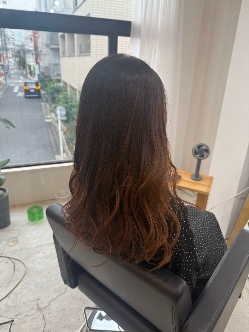 セミロング ヘアアレンジ 國分 真椰のヘアスタイル