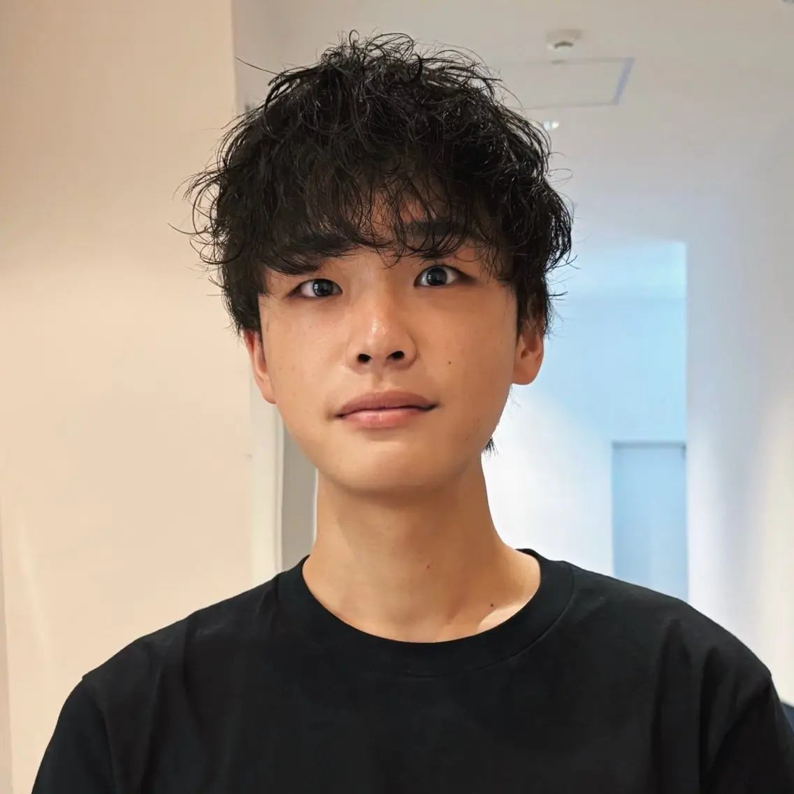 ショート パーマ メンズ メンズパーマ カット パーマ 【LIC  ヤマト】 大人メンズヘア専門のヘアスタイル
