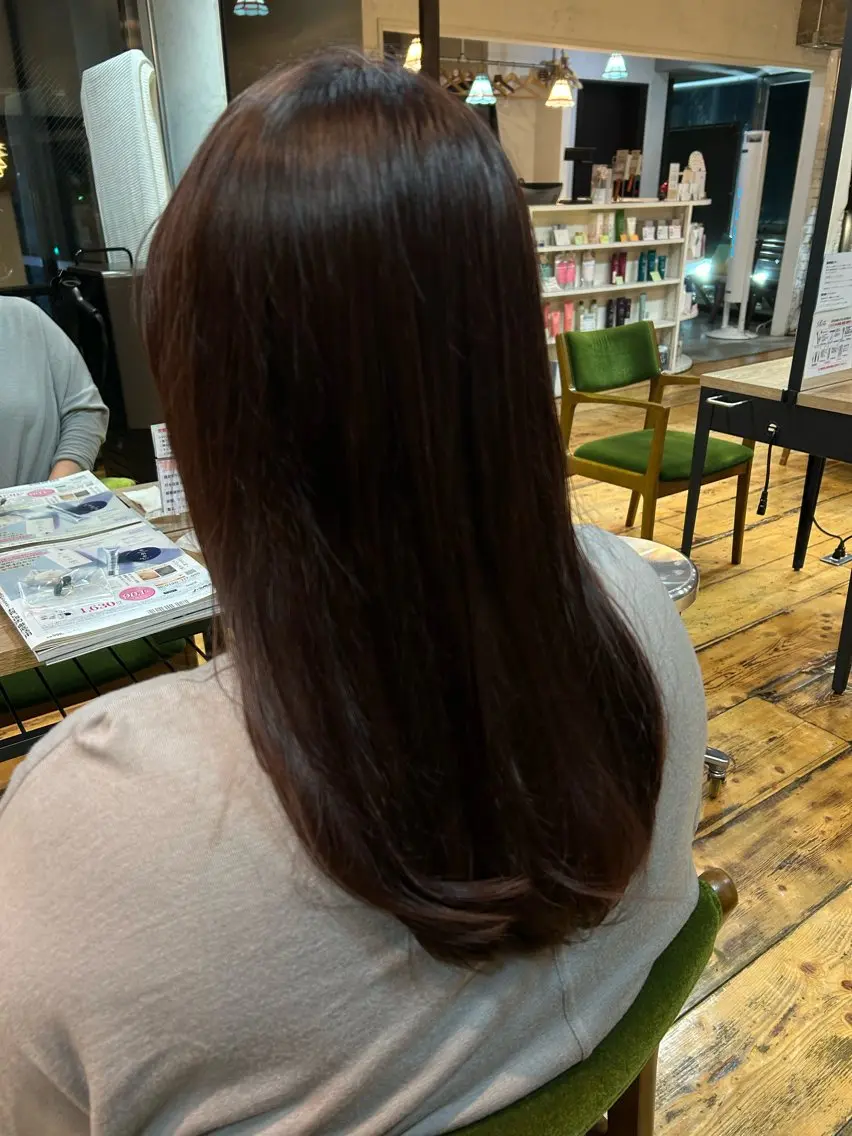 ロング カラー カット ヘアカラー 三浦義久/仙台/ レイヤーカットのヘアスタイル