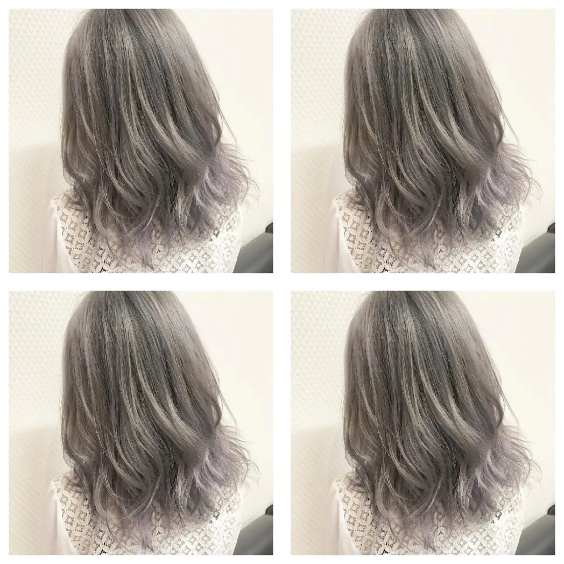 セミロング カラー 竹内啓太 ボブのヘアスタイル