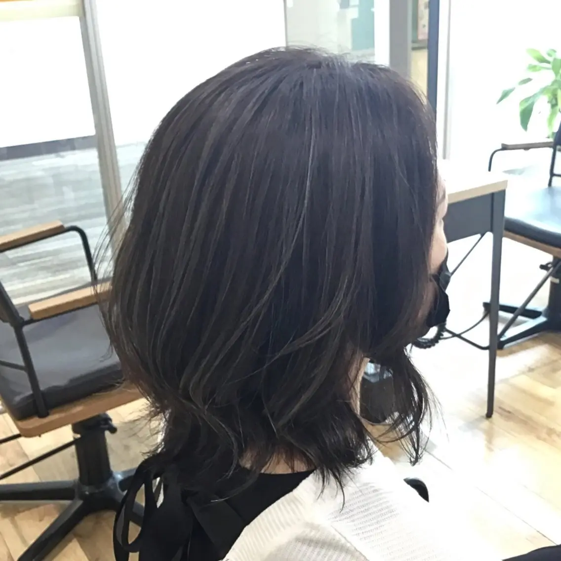 ミディアム カット ヘアカラー 滝口 瑞季のヘアスタイル