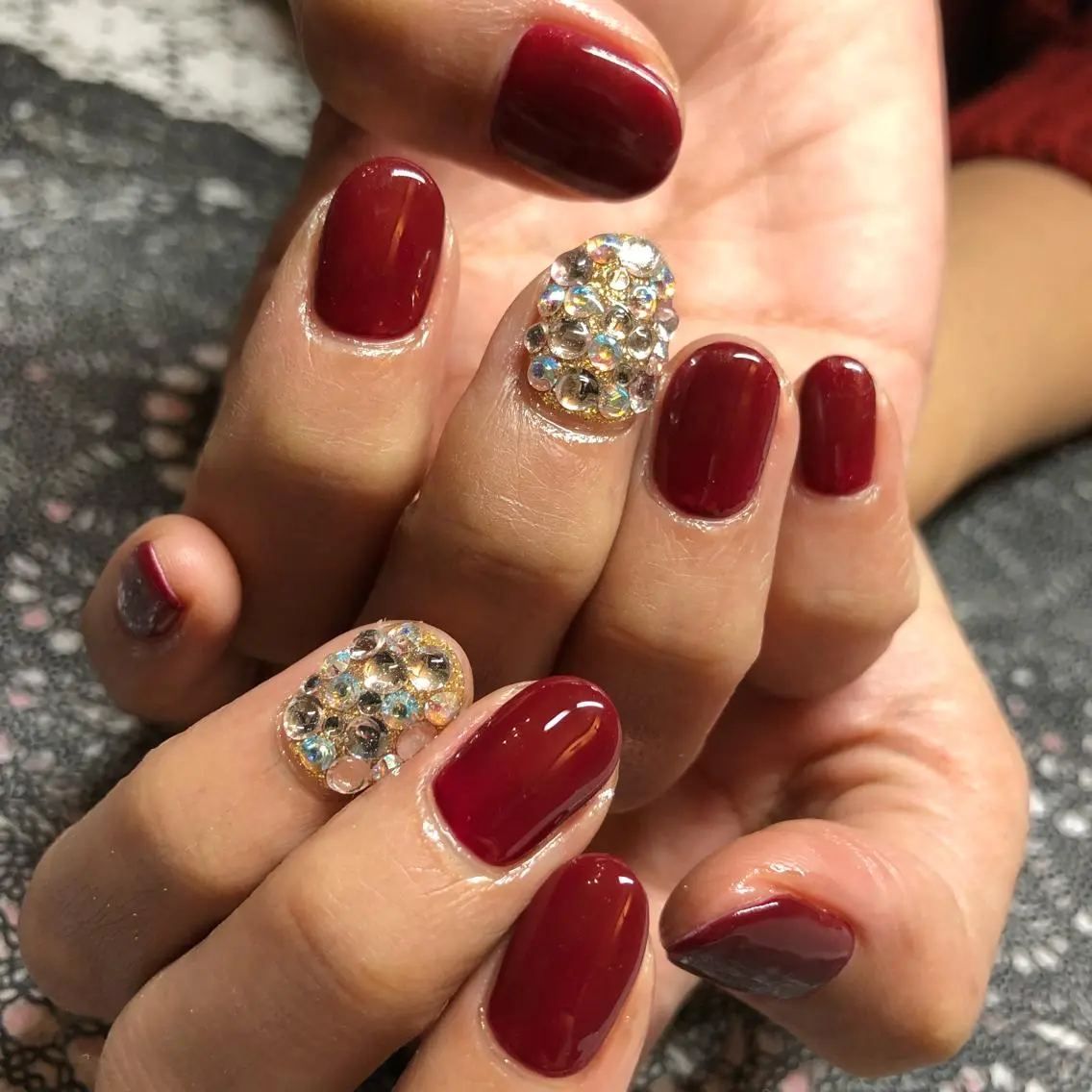 ネイル ストーンネイル J terrace Nailのネイルデザイン