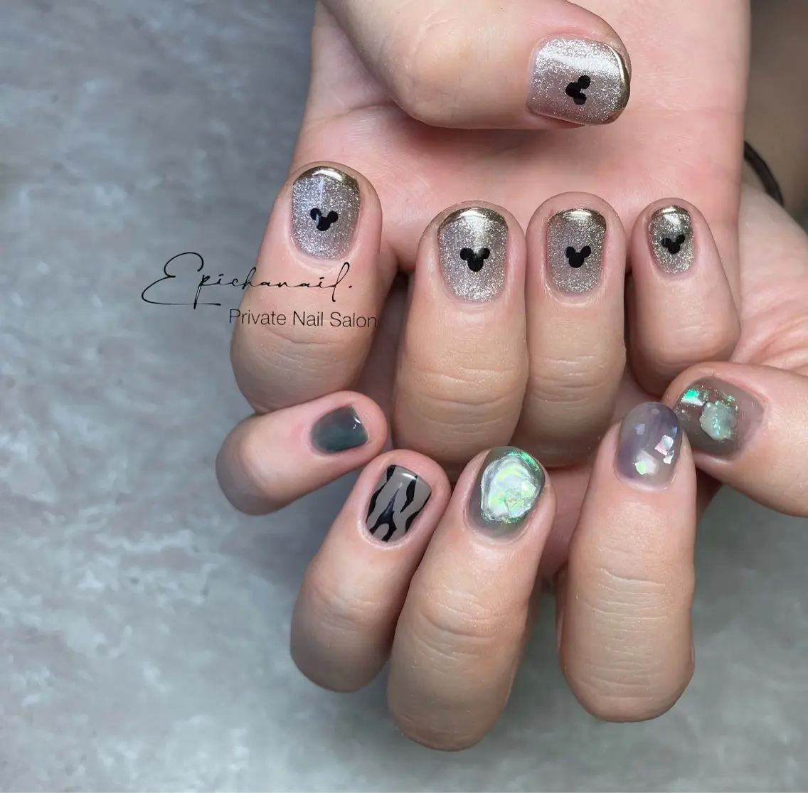 ネイル アニマル柄 EPICHA NAILのネイルデザイン