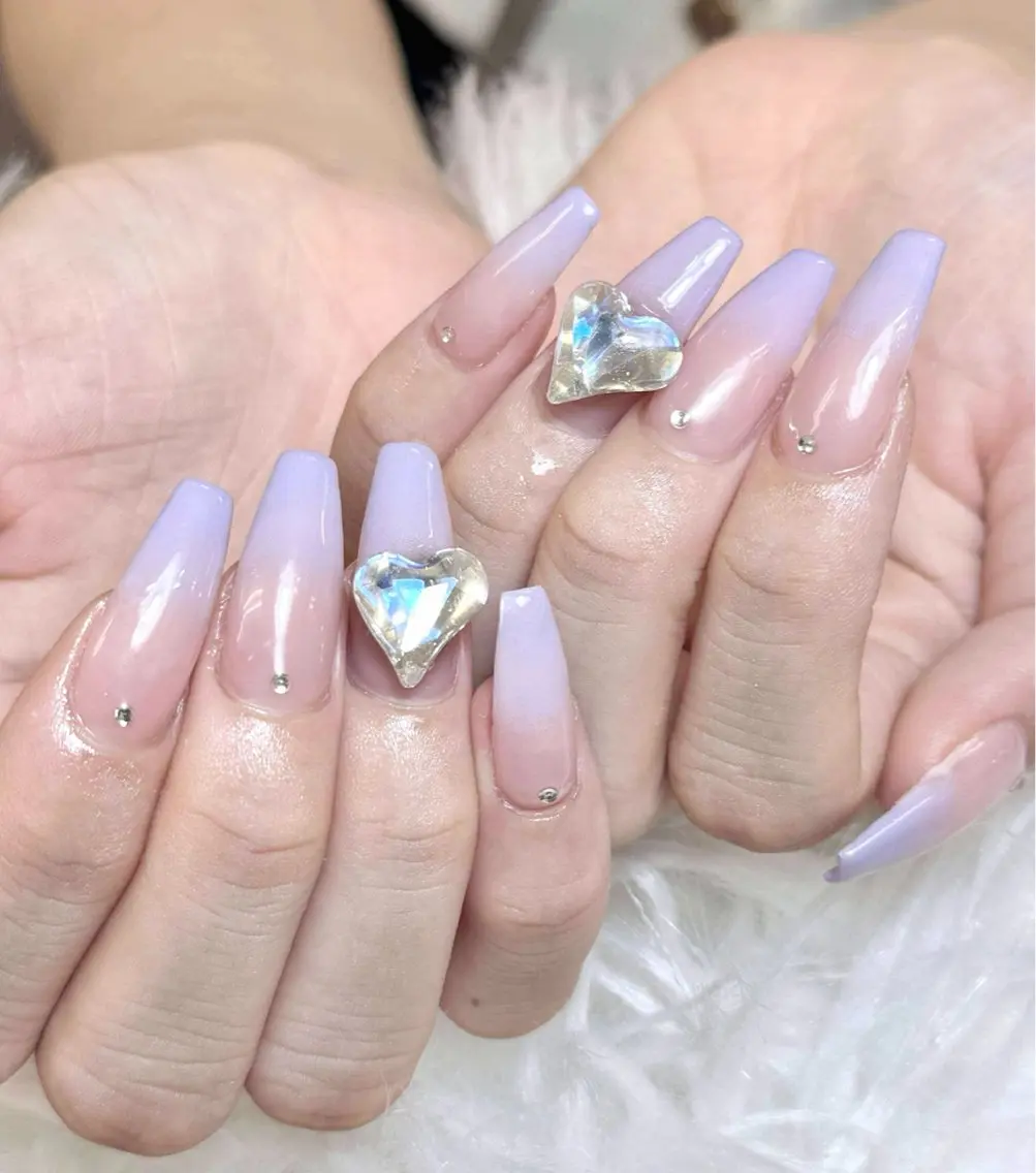 ネイル チークネイル 長さ出し フットネイル マグネットネイル 持ち込み ハンドネイル ANH NAIL ゴテゴテ専門店💎のネイルデザイン