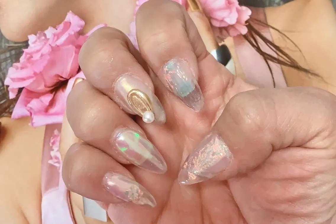ネイル 氷ネイル・うるうるネイル x.1.0.nail ♡Cのネイルデザイン