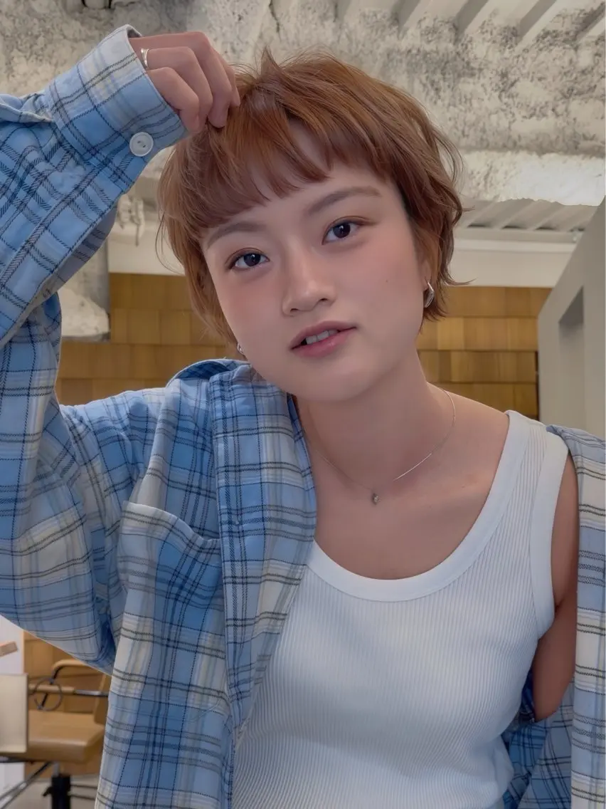 ショート カラー 銀座/骨格診断 パーソナルカラー菅原のヘアスタイル