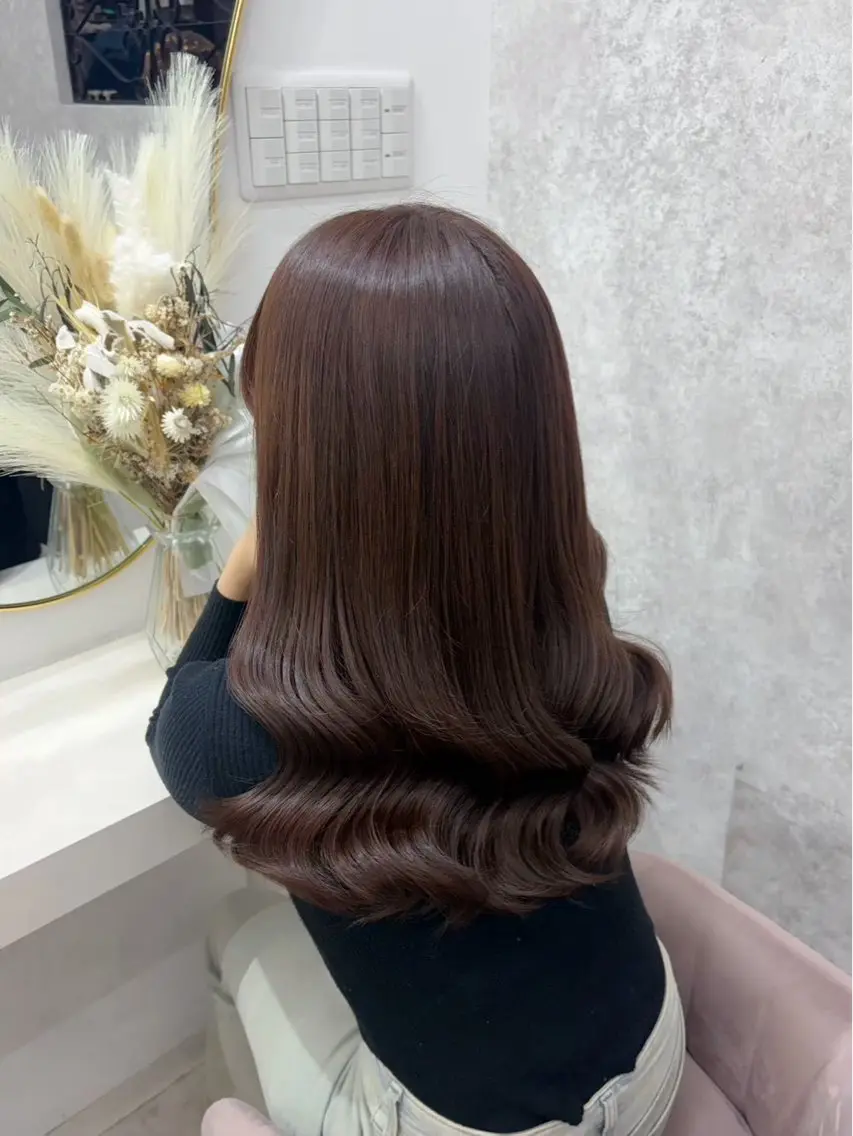 カラー ゆめな/ヘアセット /ワンカラー💗🫧のヘアスタイル
