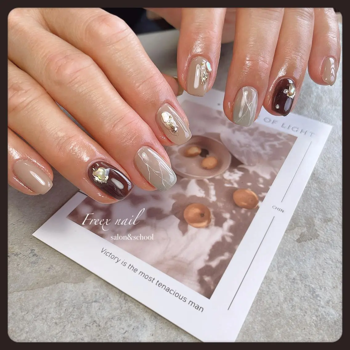 ネイル ハンドネイル ハンドケア freex nail /ニュアンス/個性派のネイルデザイン