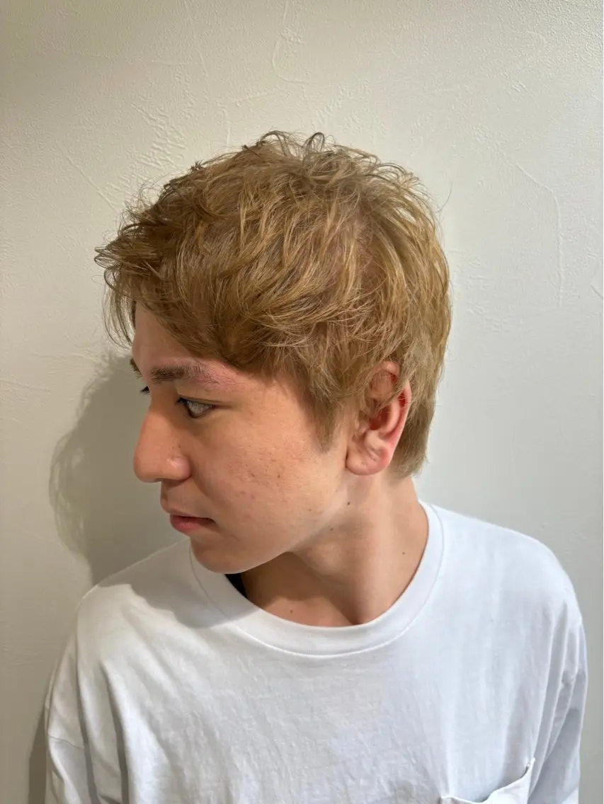 ショート カラー カット ヘアカラー Aujuaソムリエ ❤️‍🔥今吉 晃太のヘアスタイル