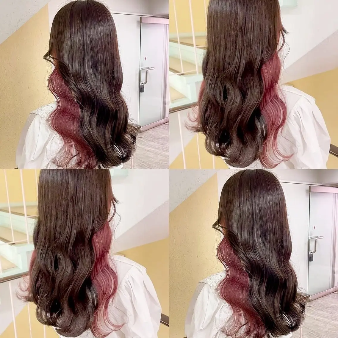 カラー ヘアカラー トリートメント 渋谷:インナーカラー ／🍒エリカ🍒のヘアスタイル
