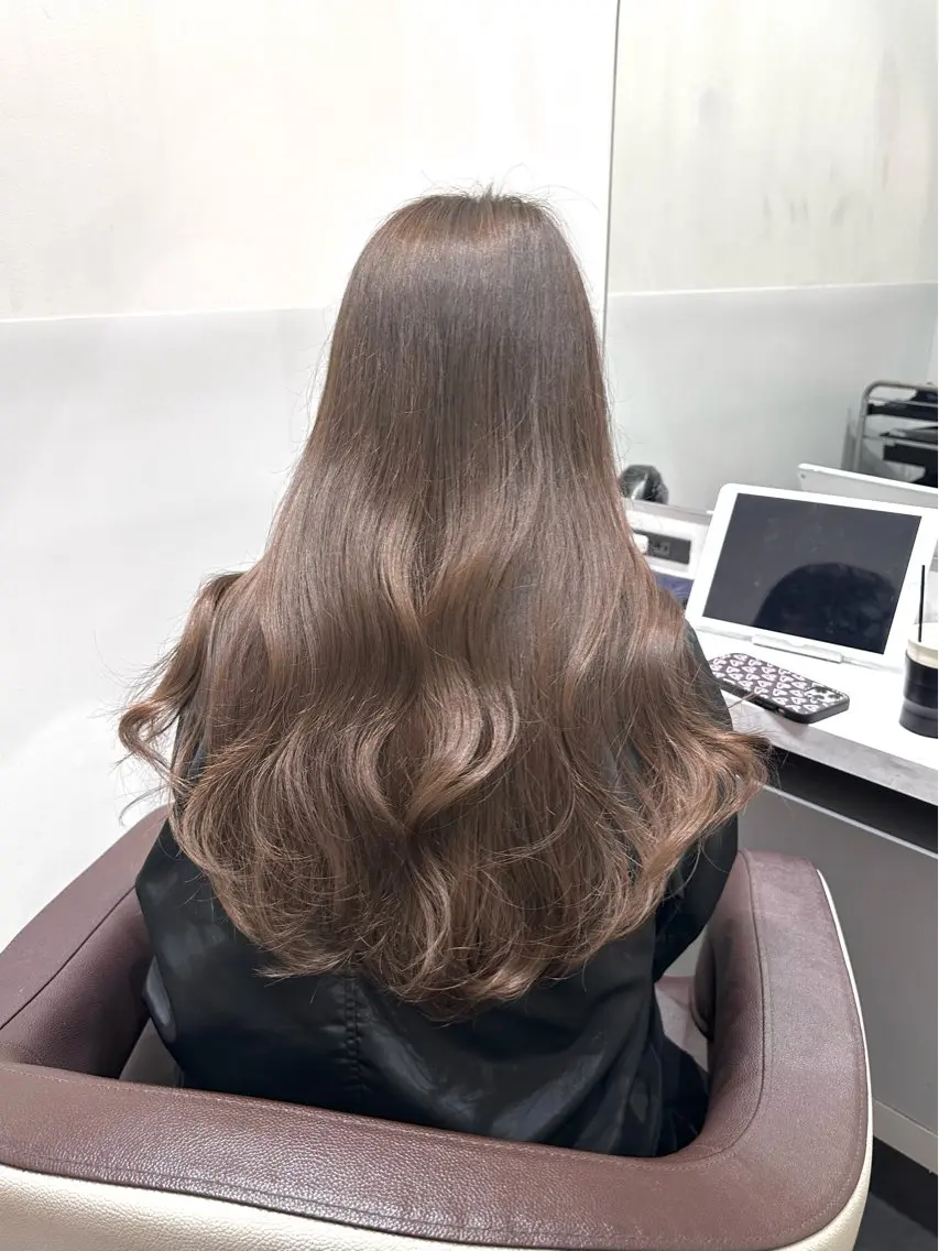 ロング ヘアカラー トリートメント 矢野 晃平のヘアスタイル