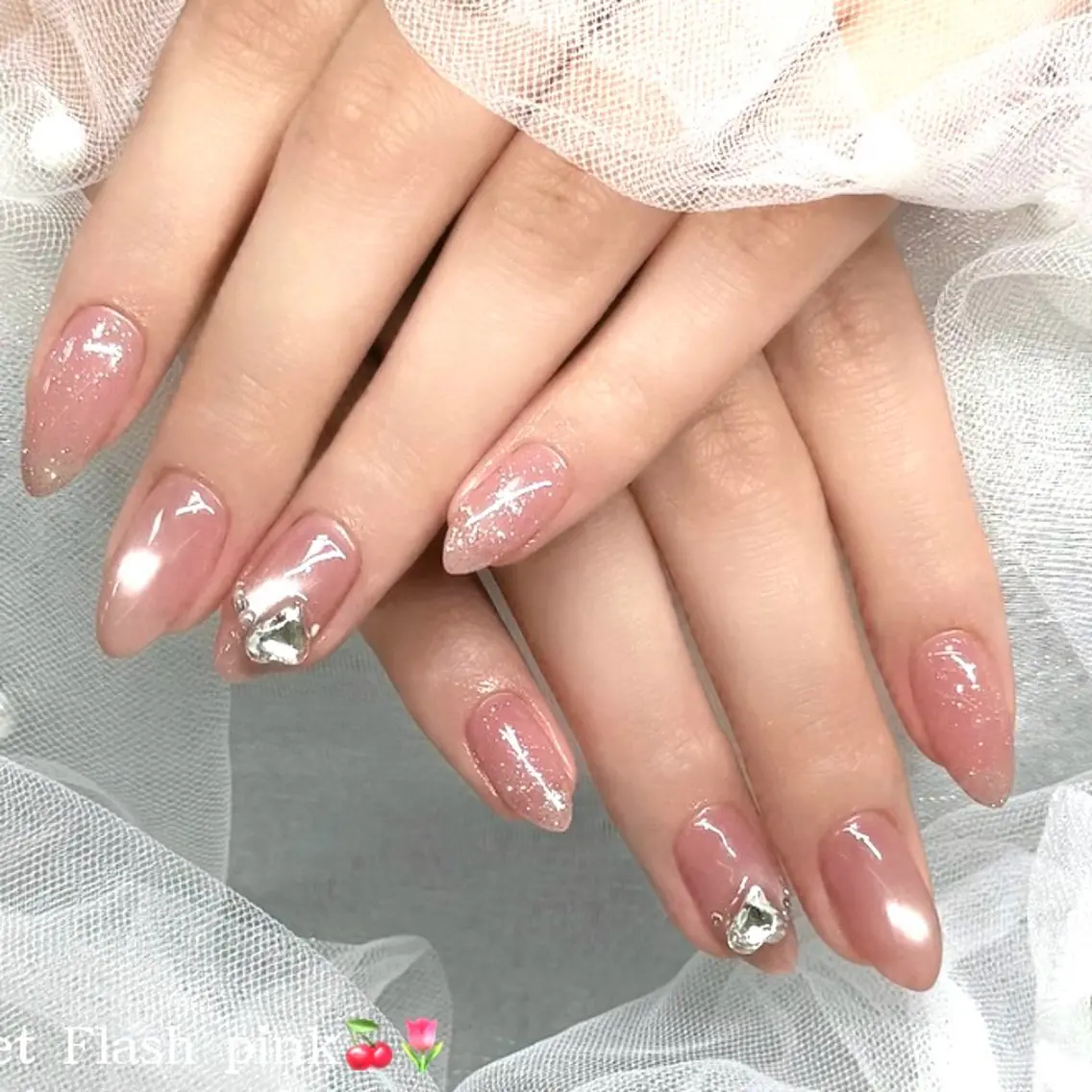 ネイル ハンドネイル ハンドケア 🎀sao🎀銀座 ワンホンネイルのネイルデザイン