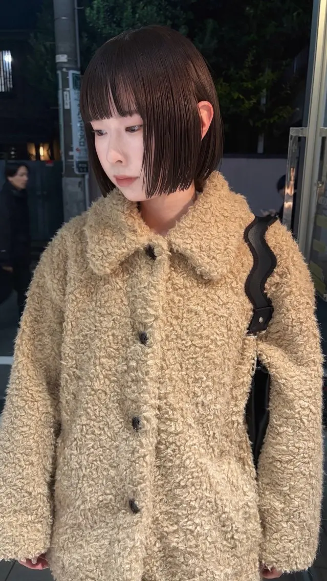 ショート カット ヘアカラー ボブ/透明感カラー Fukaのヘアスタイル