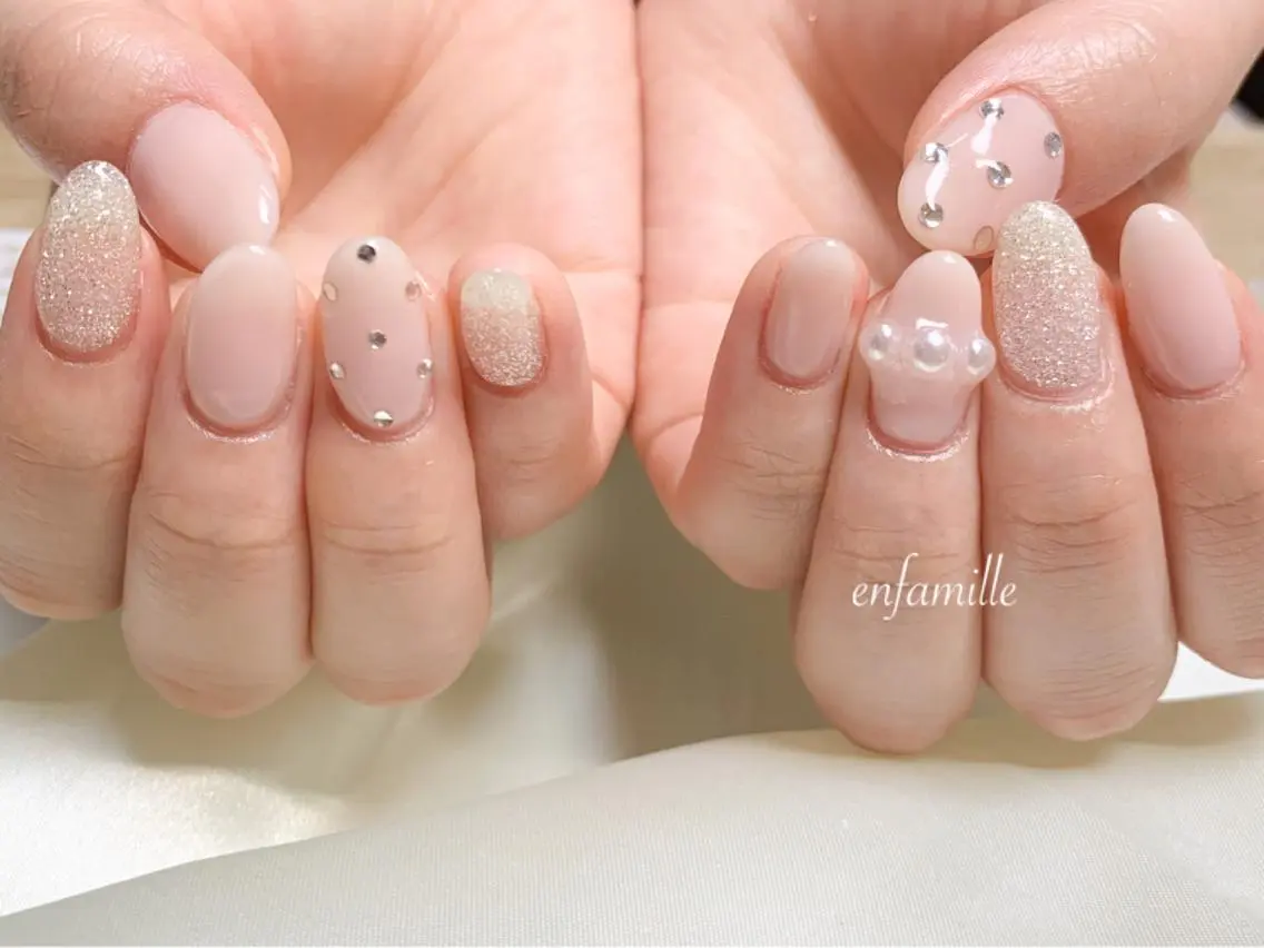 ネイル ハンドネイル nail salon en familleのネイルデザイン