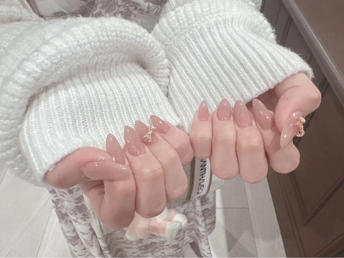 ネイル ガーリー リボン Sara金山店 SEINAのネイルデザイン