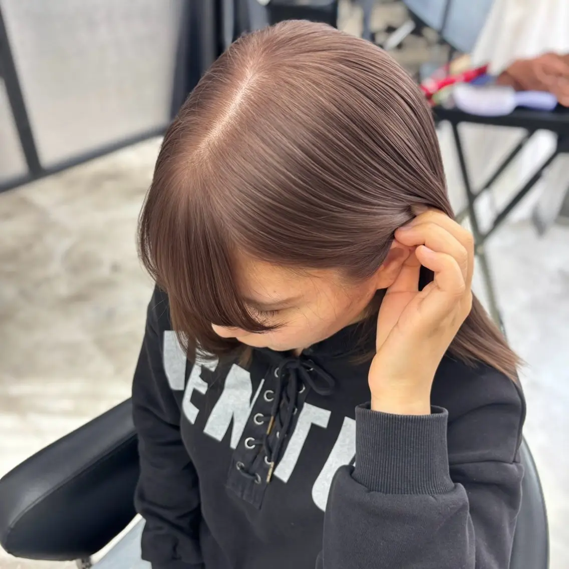 セミロング カラー ヘアカラー Ren. 🦋デザインカラーのヘアスタイル