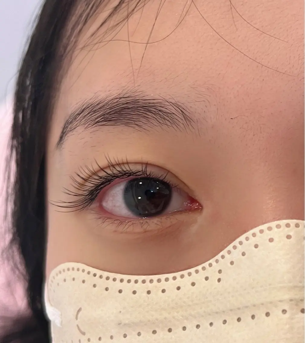 💗【平日限定】【当日予約Ok】💗フラットラッシュマツエク80本の写真